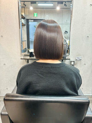 ショート カラー パーマ ショートボブ縮毛矯正 髪質改善のプロ山道潤のヘアスタイル