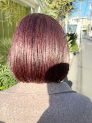 ショート カラー ショートボブ縮毛矯正 髪質改善のプロ山道潤のヘアスタイル