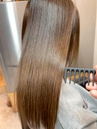 ミディアム カラー パーマ ショートボブ縮毛矯正 髪質改善のプロ山道潤のヘアスタイル