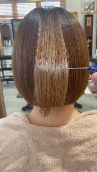 ショート カラー ショートボブ縮毛矯正 髪質改善のプロ山道潤のヘアスタイル