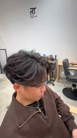 メンズ 岡脇 士恩のヘアスタイル