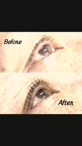 こちらの方はパリジェンヌ。
根元から綺麗に上がりました 