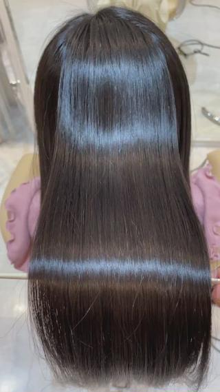 髪質改善酸性ストレート 