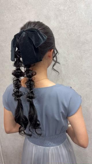 ロング maya レイヤーカットのヘアスタイル