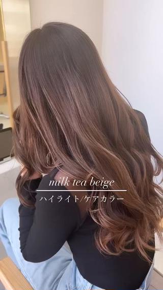 ロング カラー ✨艶髪✨ 吉田誠のヘアスタイル