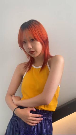 パキッと濃いめカラーもできます！ 