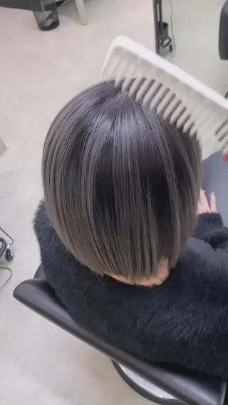 ショート カラー ヘアアレンジ ネイル マツエク・マツパ アイブロウ ハイライト、レイヤー カット/西梅田/中西のヘアスタイル