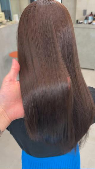 ロング THE AWESUM所属・韓国発プリンセスケア 艶神/髪質根本改善のヘアスタイル