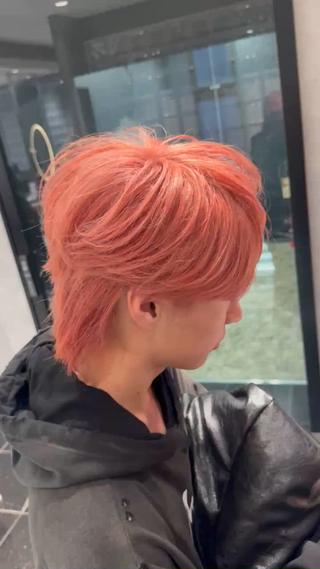 ・after
・黒髪からブリーチ2回で叶います！
・春に向けた桜pink color 