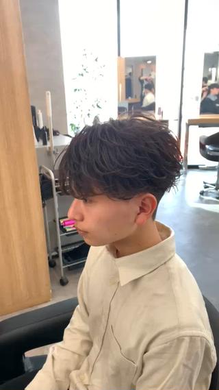 ショート カラー パーマ 福井祥太／海外風 /プードルパーマのヘアスタイル