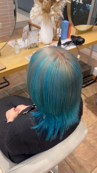 ミディアム カラー heelSENGAWA所属・heel SENGAWAのヘアスタイル