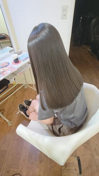 絹のような髪へ 