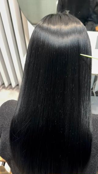 ロング カラー 韓国レイヤー/透明感 /髪質改善/アジキのヘアスタイル