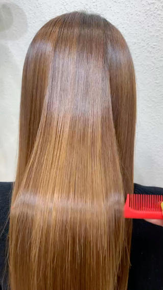 綺麗な髪の毛に