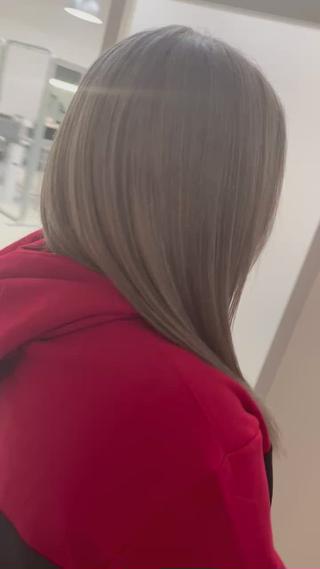 カラー BEEST所属・ate 【暖色/ハイトーン】のヘアスタイル