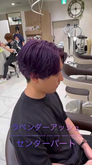 ショート カラー メンズ 渡邉 理央のヘアスタイル