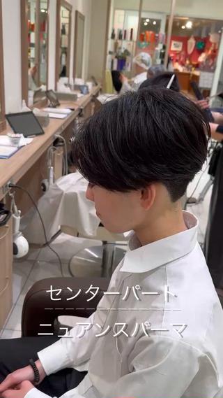 ショート パーマ メンズ 渡邉 理央のヘアスタイル