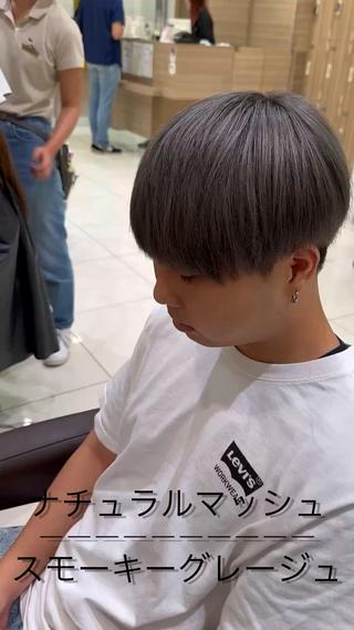 ショート カラー メンズ 渡邉 理央のヘアスタイル