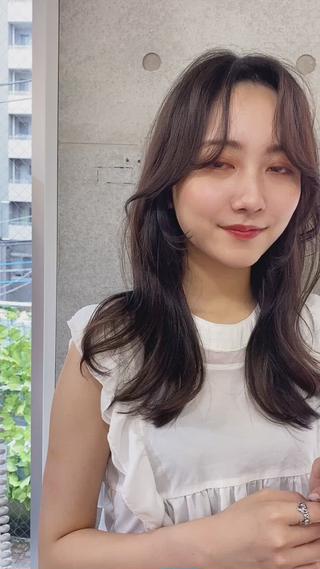 韓国くびれhair
顔まわりのエギョモリカット
髪質改善でダメージ集中補修　艶髪に 