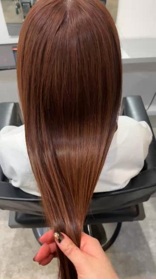 髪質改善 colorもプラスして艶々サラサラに 