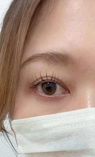 スタッフにかけてもらいました
Dカールで柔らか印象に♪

 