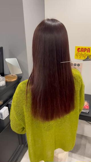 暖色カラー 春に向けてピンク系や赤系のカラー増えてます！ 