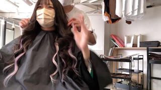 ロング カラー 下妻 カラーエクステ難波のヘアスタイル