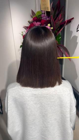 縮毛矯正ストレート️ 