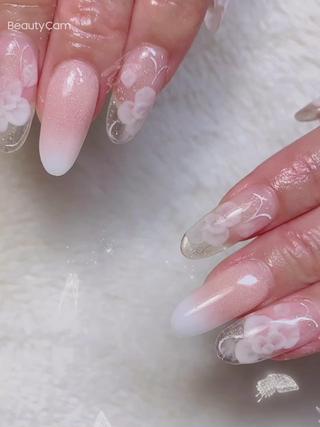 ブライダルネイルにもオススメ♡