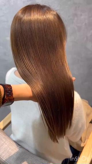 ロング カラー 中村 ひなたのヘアスタイル