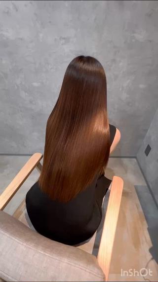 ロング 中村 ひなたのヘアスタイル