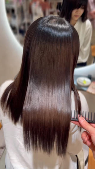 セミロング 髪質改善支持率 NO.1/韓国風💎のヘアスタイル