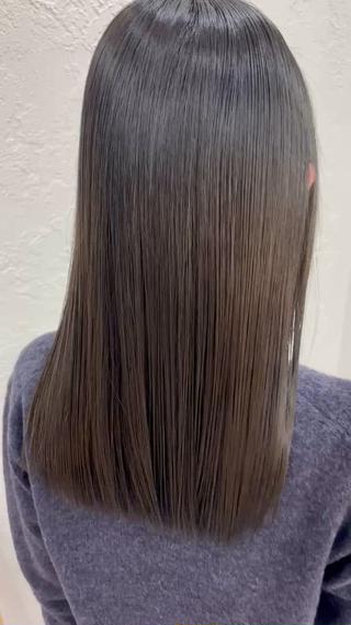 セミロング カラー ヘアアレンジ Aloa横浜所属・トップスタイリスト Shoyaのヘアスタイル