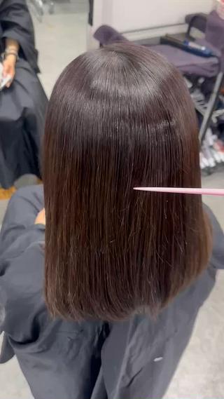 セミロング 🫧韓国/似合わせ ボブRION🫧のヘアスタイル