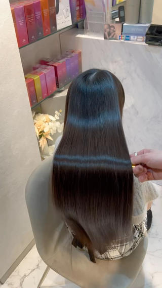 ロング カラー ヘアアレンジ 新宿.全国4位美髪師 taka髪質改善のヘアスタイル