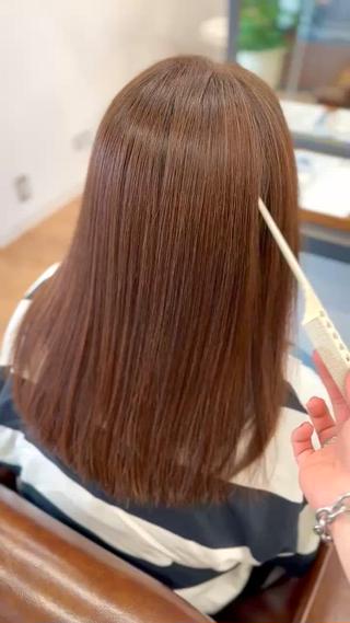 ボリュームが気になる方への縮毛矯正️
癖毛さんだけでなく
｢広がりが気になる…｣
｢艶感が欲しい！｣
｢まとまりのある髪になりたい…｣
といった方にもとてもおすすめです 