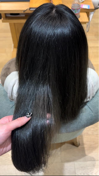 茶色い髪色からオリーブグレージュに 