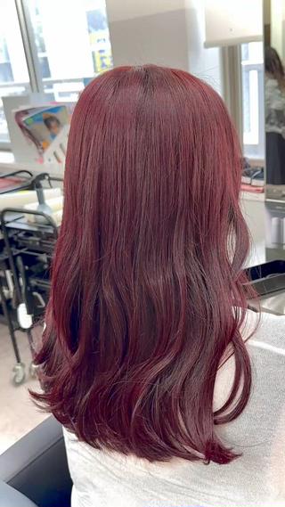 #赤髪　#髪質改善 