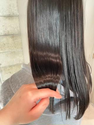 アイロンなしでこのツヤ 