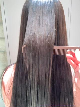 一度ストレートをかけたところは今後トリートメントで艶をプラスして、伸びたところだけ毎回ストレートして繋いでいくのがわたしのやり方です！
回数が減るのか1番ダメージレスなので、カラーもたくさん楽しめます 