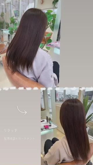 セミロング カラー 丁寧な施術で、 朝が楽になる髪のヘアスタイル