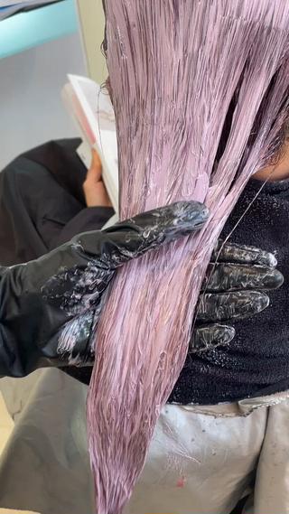 カラーにトリートメント配合で浸透 