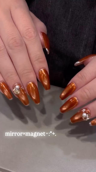 動画も載せます

#大阪ネイルサロン #大阪ネイル #ワンホンネイル #ちゅるんネイル #フィルイン #ネイルデザイン #マグネットネイル　#ミラーネイル　#秋ネイル　#おすすめ  #弁天町ネイル 