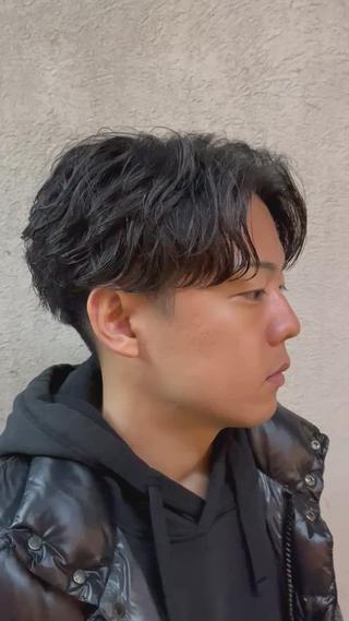 ショート パーマ メンズ 🏆メンズヘア特化 🥇代表りんぺーのヘアスタイル