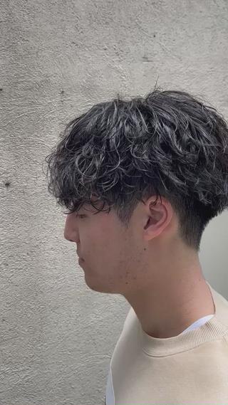 ショート パーマ メンズ 🏆メンズヘア特化 🥇代表りんぺーのヘアスタイル