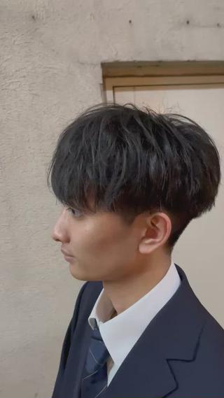 ショート パーマ メンズ 🏆メンズヘア特化 🥇代表りんぺーのヘアスタイル