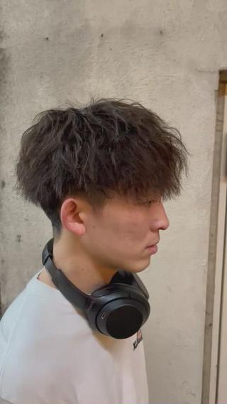 ショート パーマ メンズ 🏆メンズヘア特化 🥇代表りんぺーのヘアスタイル