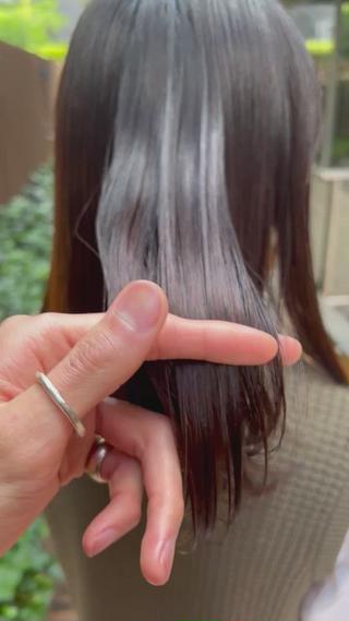 セミロング 🌈縦落ちパーマ /men's特化🌈のヘアスタイル