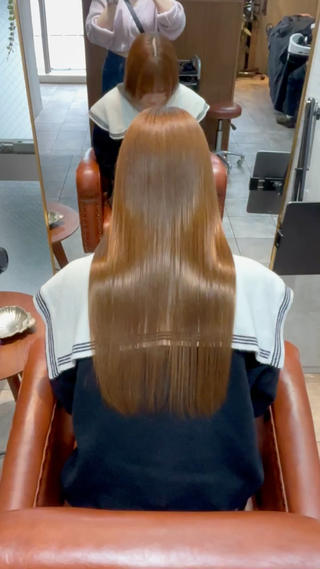 髪質改善ストレート
絹髪になります♡♡ 