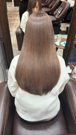 ロング SHEER.Ginza所属・♡髪質改善ストレート 清水歩美♡のヘアスタイル